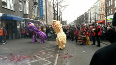 Leeuwendans en drakendans voor Chinees Nieuwjaar Rotterdam 2017